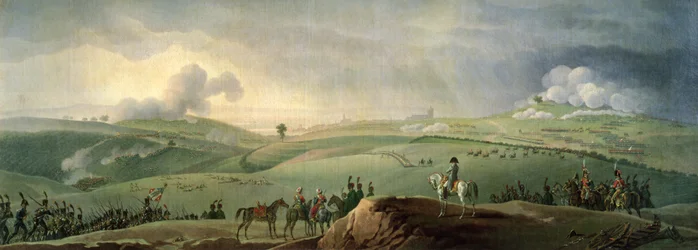 Napoleon I (1769-1821) Observeert de Slag bij Austerlitz, 2 december 1805